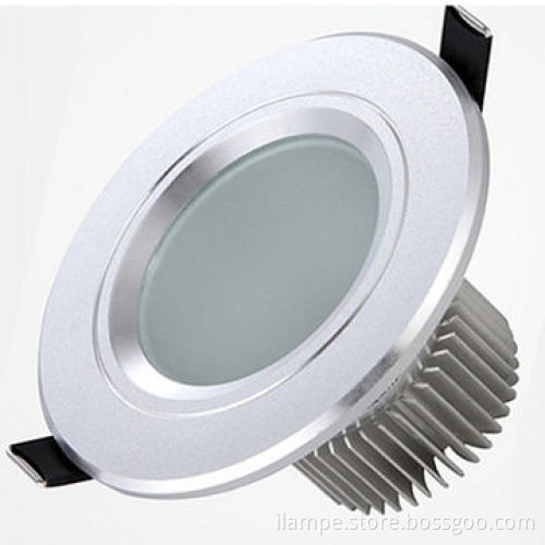 Newly designed golden silver 12W LED downlight with aluminum cover